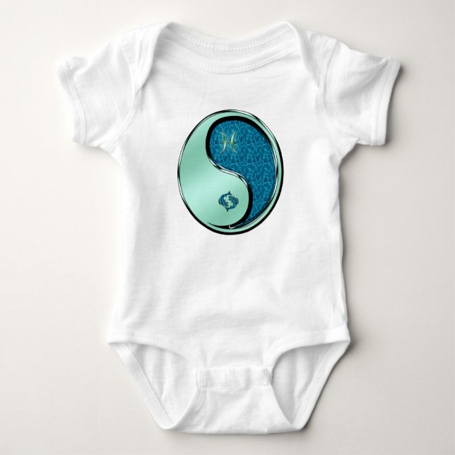 Body Para Bebê Peixes o Peixe (Frente)