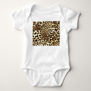 Body Para Bebê Pele-leopardo, design de padrão uniforme.