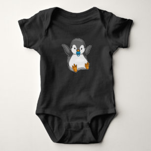 Body Para Bebê Penguin Baby Pacifier