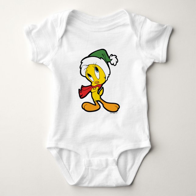 Body Para Bebê Pensamentos de Natal TWEETY™ (Frente)