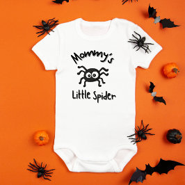 Body Para Bebê Pequena aranha da mamãe | Fatos De Bebê Halloween