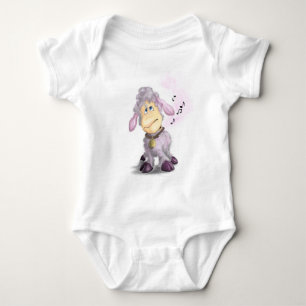 Body Para Bebê Pequena carneiro com Bell - Bonito
