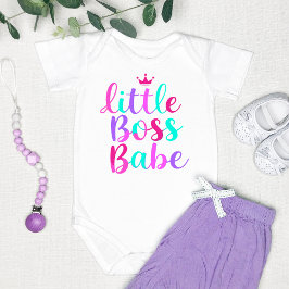 Body Para Bebê "Pequena Chefa Babe" Colorido