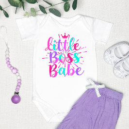 Body Para Bebê "Pequena Chefa Babe" Colorido