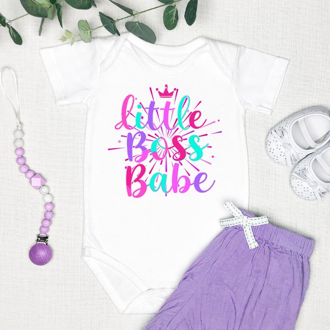 Body Para Bebê "Pequena Chefa Babe" Colorido (Criador carregado)