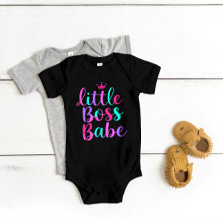 Body Para Bebê "Pequena Chefa Babe" Colorido