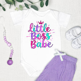 Body Para Bebê "Pequena Chefa Babe" Colorido