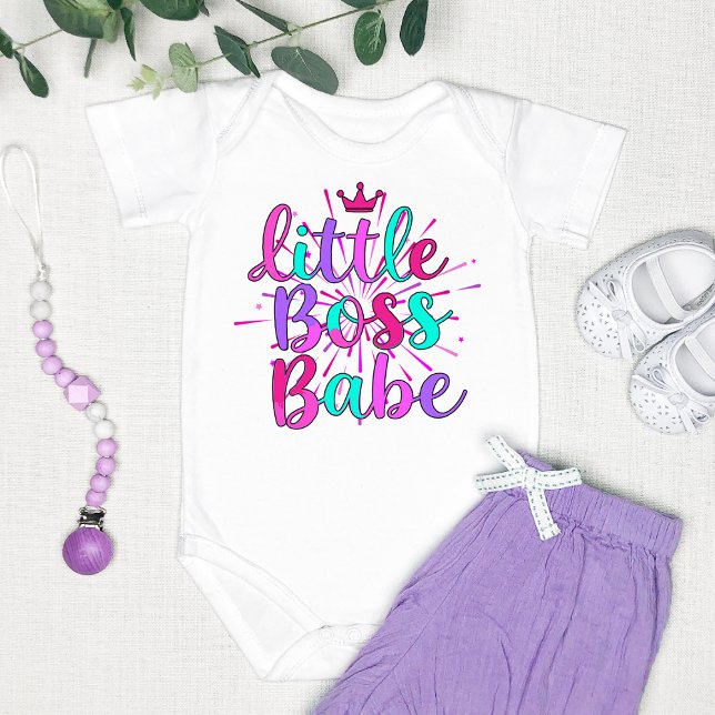 Body Para Bebê "Pequena Chefa Babe" Colorido (Criador carregado)