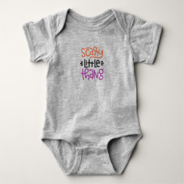 Body Para Bebê Pequena Coisinha Assustadora Bebê do Halloween