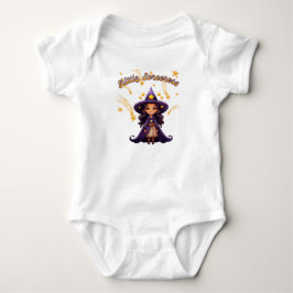 Body Para Bebê Pequena Feiticeira – Bodysuit de Bebê de Halloween