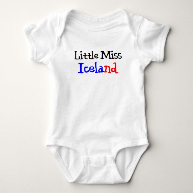Body Para Bebê pequena islandesa (Frente)