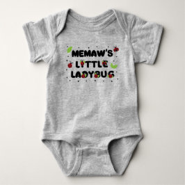 Body Para Bebê Pequena Joaninha da Memaw - Fofa