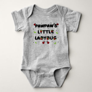 Body Para Bebê Pequena Joaninha do Pawpaw - Fofo