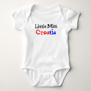 Body Para Bebê pequena miss croata