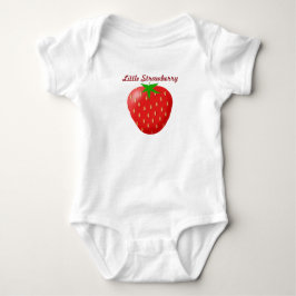 Body Para Bebê Pequena Morango