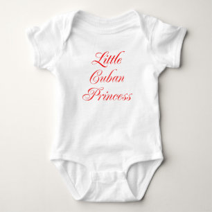 Body Para Bebê Pequena Princesa Cubana