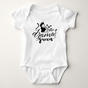 Body Para Bebê Pequena Rainha do Drama
