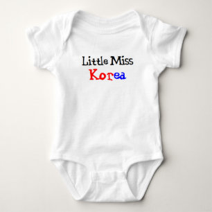 Body Para Bebê pequena senhorita coreana