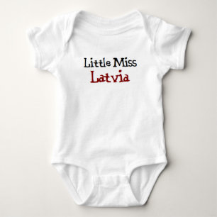 Body Para Bebê pequena senhorita letã