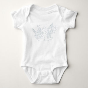 Body Para Bebê Pequenas Asas do Amor
