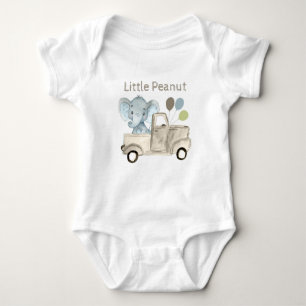Body Para Bebê Pequeno amendoim