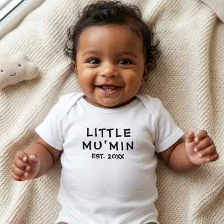 Body Para Bebê Pequeno Bebê Muçulmano Mumin