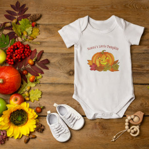 Body Para Bebê Pequeno Bebê Personalizado Para Abóbora