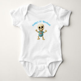 Body Para Bebê Pequeno Bonehead de Uma Peça do Papai