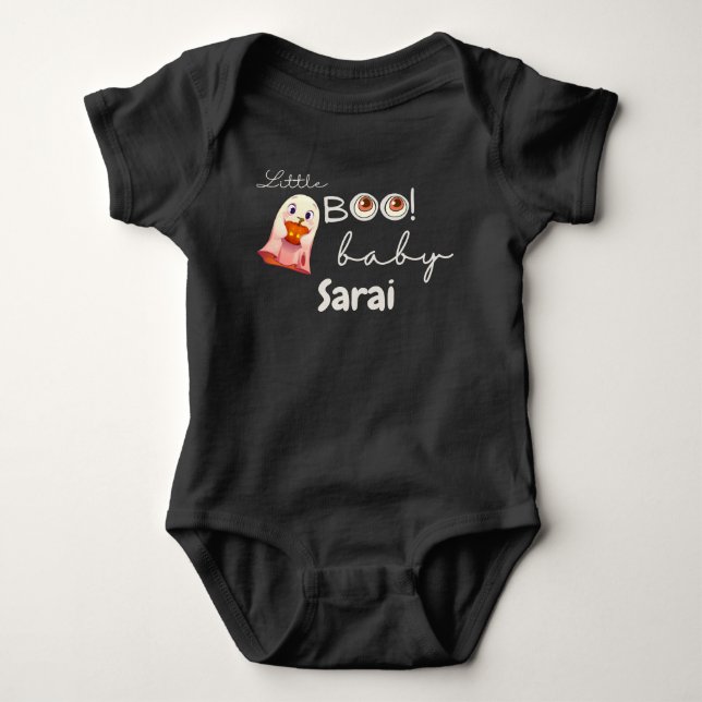Body Para Bebê Pequeno Boo Personalizado (Frente)