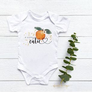 Body Para Bebê Pequeno Citrus Tangerine, Fruta Cute Baby