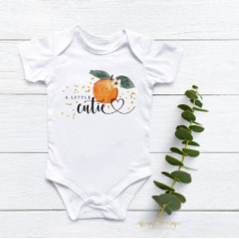 Body Para Bebê Pequeno Citrus Tangerine, Fruta Cute Baby