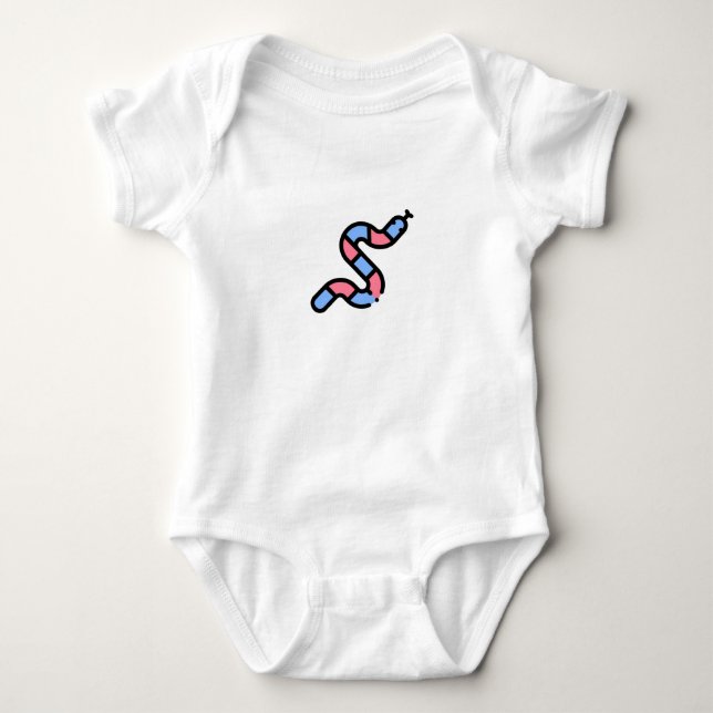 Body Para Bebê Pequeno Cobra (Frente)