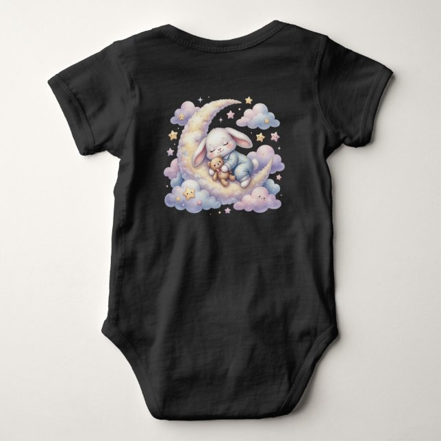 Body Para Bebê Pequeno Coelho Sonhador (Verso)