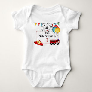 Body Para Bebê Pequeno Dalmation do Fireman - Personalizar