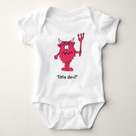 Body Para Bebê "Pequeno Diabo" Bebê Jersey Bodô