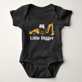 Body Para Bebê Pequeno Digger - Bebê Jersey Bodycase