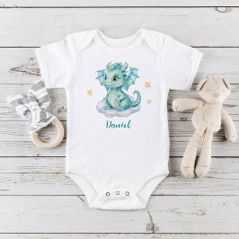 Body Para Bebê Pequeno Dragão Fofo