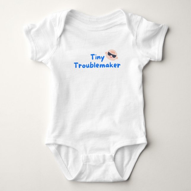 Body Para Bebê Pequeno Encrenqueiro (Frente)