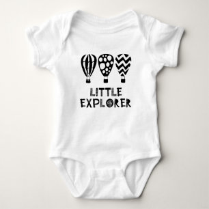 Body Para Bebê "Pequeno Explorador" monocromático Design Bebê