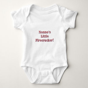 Body Para Bebê Pequeno Fogos de Artifício do Nonno! EUA 250 Fogos