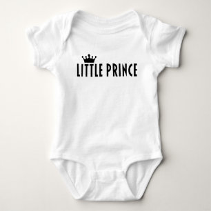 Body Para Bebê Pequeno menino Príncipe Onsie
