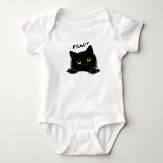 Body Para Bebê Pequeno Miau