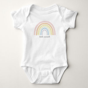 Body Para Bebê Pequeno Milagre, Boho Rainbow