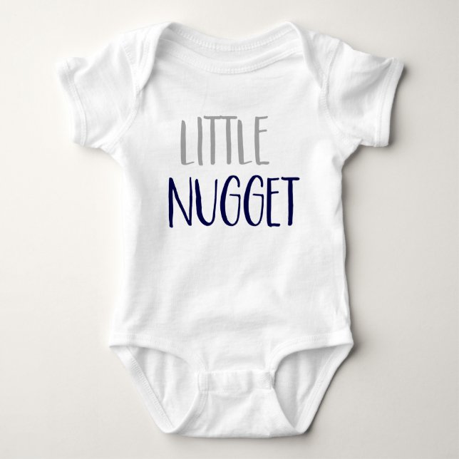 Body Para Bebê Pequeno Nugget Bebê Bodô (Frente)