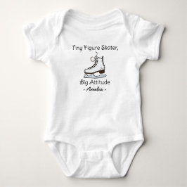 Body Para Bebê Pequeno Patinador de Figura Grande Atitude - Patin