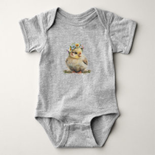 Body Para Bebê Pequeno Pintinho Bebê Bodô