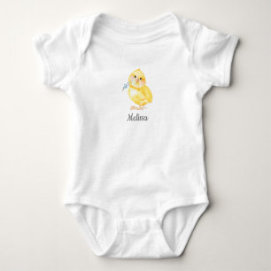 Body Para Bebê Pequeno Pintinho Bebê Bodô