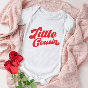 Body Para Bebê Pequeno Primo Bonito   Família Red Matching