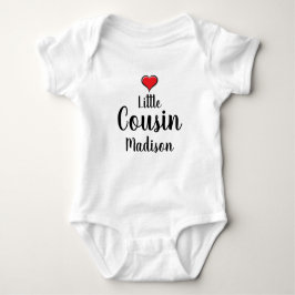 Body Para Bebê Pequeno Primo Personalizado