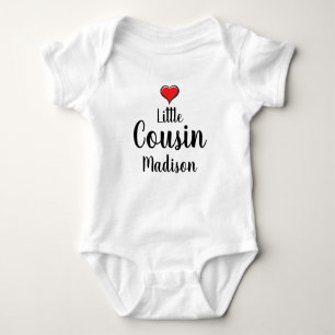 Body Para Bebê Pequeno Primo Personalizado